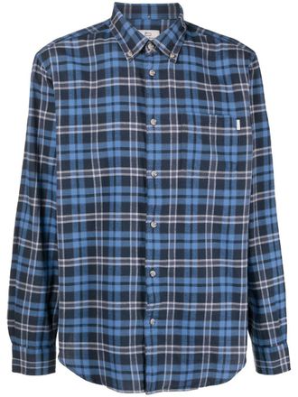 Woolrich Geruit overhemd - Blauw
