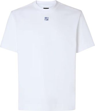 Fendi White Logo T-Shirt