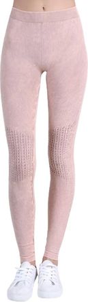 NikiBiki Vintage Knee Shirring Leggings In Rose