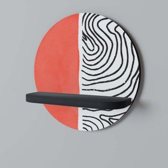 OEM Estante Redondo Orangey Treasure Negro