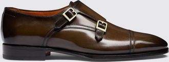 Santoni Monk Strap Santoni in pelle spazzolata