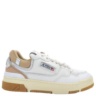 Autry Low-Top Leather Trainer Sneakers, Brand Size 35 ( US Size 5 )