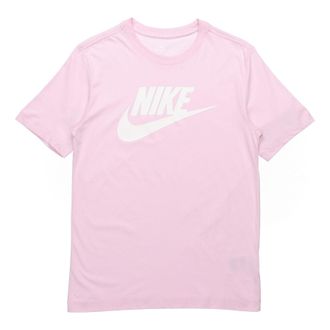 Nike Sportswear Classic Logo Printing Round Neck Short Sleeve Pink Red Pinkred AR5005-663