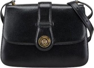 Gucci Pre-owned Shoulder Bags, female, Black, Size: ONE SIZE Pre-owned Convertible Leather Shoulder Bag