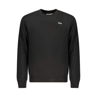 Fila Mens Leverano Regular Crew Sweat Crew, black, XL