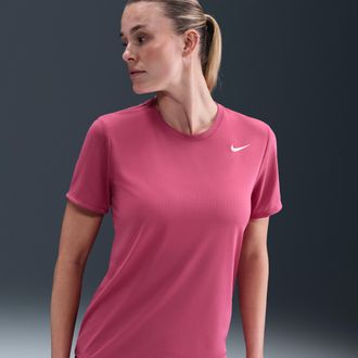 Nike Womens Dri-FIT T-Shirt in Purple | DX0687-636