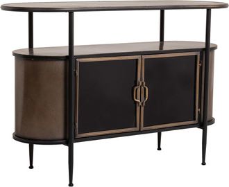 Wanderlust Deco Aparador de metal marr&oacute;n 121x42x80