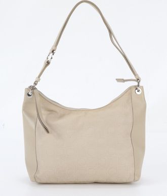 Ferragamo Beige Leather Handbag Shoulder Bag Tote Bag (Pre-Owned)