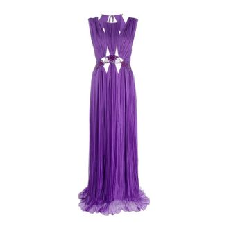 Alberta Ferretti Kleedjes, Dames, Paars, M, Gowns