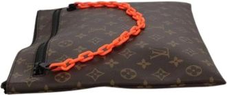 Louis Vuitton Pre-owned Clutches, female, Brown, Size: ONE SIZE Pre-owned Canvas Clutch