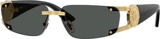 Versace VE2291 100287 Mens Sunglasses Gold Size 59