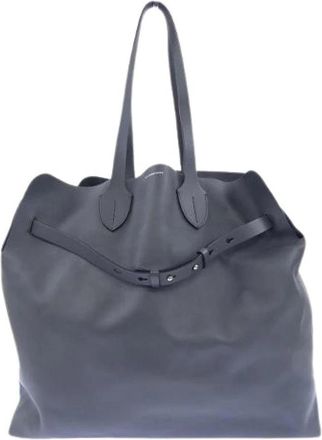 Burberry Pre-owned Tote Bag - Dames - Vintage Shopper - Blauw - ONE Size - Vintage