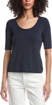 Vince Elbow-Sleeve Scoop Neck T-Shirt