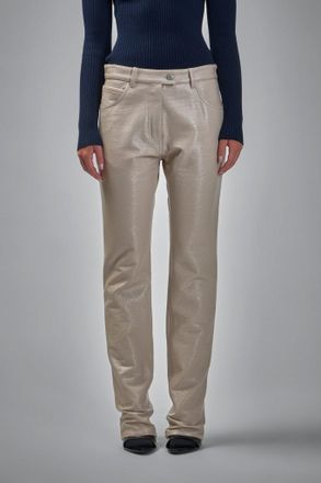 Courr&egrave;ges Reedition 5-Pocket Vinyl Pants