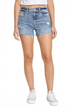 Daze Womens Straight Up Denim Shorts In Deep Dish