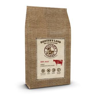 OEM Carne De Res Hunters Land Sin Cereales, 50 % Carne, 12 Kg