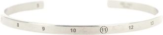 Maison Margiela Open Bangle - Heren - Armbanden - Grijs - L - Accessoires