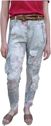 Mason's Militair-ge&iuml;nspireerde Lyocell Cargobroek - Dames - Skinny Jeans - Veelkleurig - S - Jeans