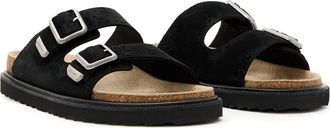 AllSaints Randal Slide Sandal in Black at Nordstrom, Size 8