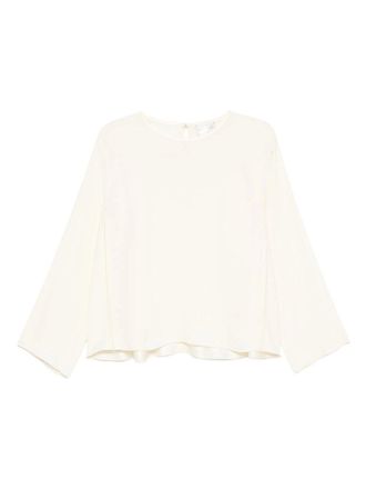 Forte_Forte Matte Anvers Satin Embroidered Top