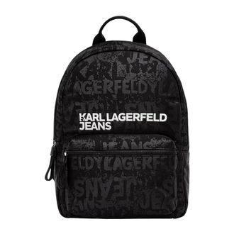 Karl Lagerfeld Heren, Tassen, Zwart, Maat: ONE Size