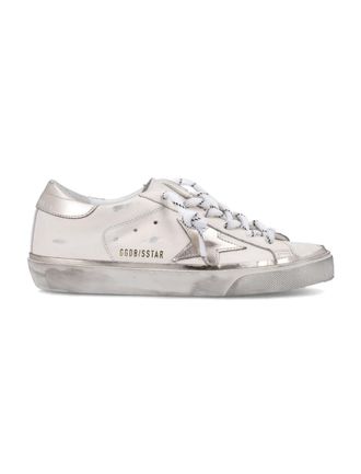 Golden Goose White Lace Up Sneakers