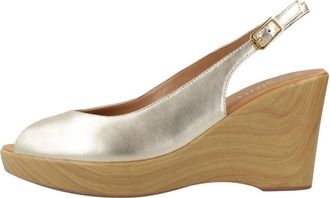 Unisa Rachel LMT Sandal - Dames - Sleehakken - Geel - 37 EU - Leer - Schoenen