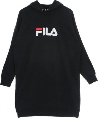 Fila kleden hoodie - Dames - Casual kleedjes - Zwart - S - Kleedjes