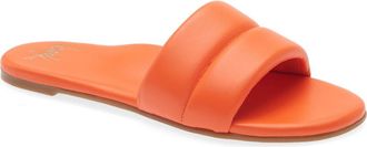 beek Sugarbird Slide Sandal in Flame Orange at Nordstrom, Size 6
