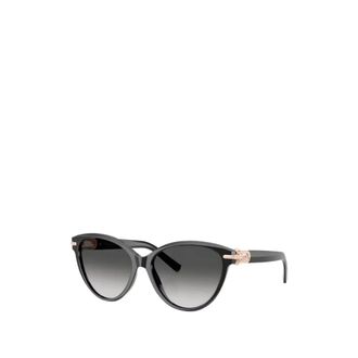 Tiffany & Co. Sunglasses, female, Black, Size: 56 MM Cat-eye Sunglasses