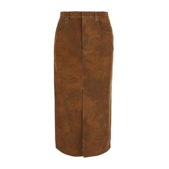 Isabel Marant Mujer, Faldas, Marr&oacute;n, Talla: XS