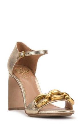 Vince Camuto Aurelia Ankle Strap Sandal in Egyptian Gold at Nordstrom Rack, Size 8.5