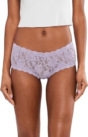 Hanky Panky Signature Lace(r) Boyshorts Womens Underwear Violet Daze : XS, Nylon