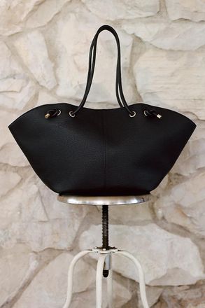 Maeve Pebbled Faux-Leather Tote