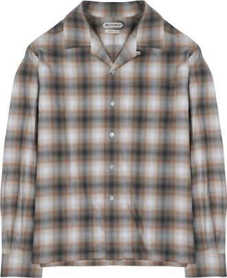 J.W.Anderson Relaxed Fit Long-Sleeve Check Cotton Shirt