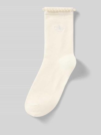 adidas Originals Socken mit Zierperlen Modell PEARLS in Weiss, Gr&ouml;&szlig;e 34-36