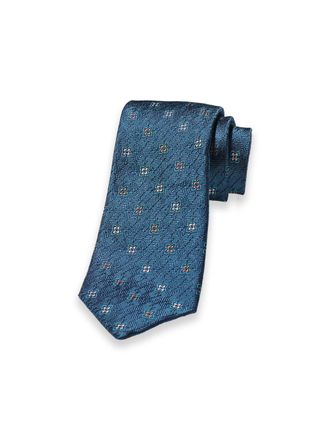 Paul Fredrick Medallion Woven Silk Tie