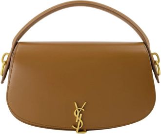 Saint Laurent Le Sac Voltaire - Dames - Handtassen - Bruin - ONE Size - Leer - Tassen