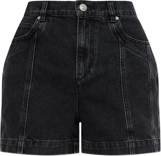 Isabel Marant Shorts Joely con inserti - Nero