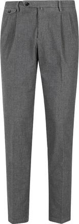 BRIGLIA 1949 side-pockets pleated trousers - Grey