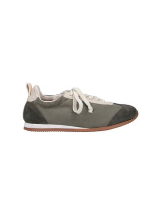 Uma Wang Brown Rounded Toe Leather Sneakers