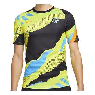 Nike Dri-FIT Inter Milan Pre-Match Soccer Jersey Yellow DB7625-015