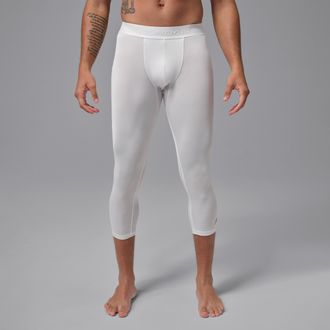 Nike Jordan Mens Jordan Sport Essentials Dri-FIT 3/4-Length Tights in White | IF0899-100