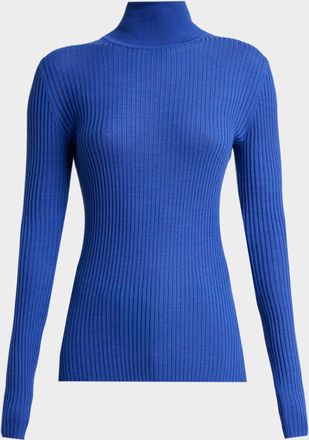Gabriela Hearst Peppe Cashmere Silk Turtleneck Sweater