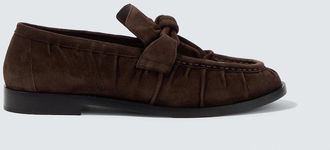 Bottega Veneta Astaire Knot suede loafers