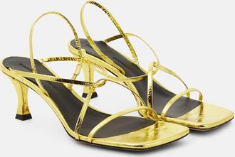 Proenza Schouler 60 leather slingback sandals