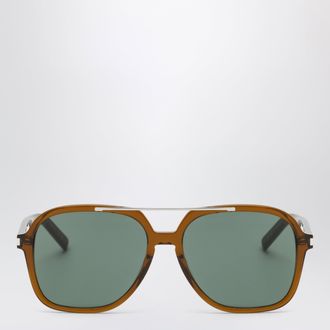 Saint Laurent SL 545 aviator sunglasses in brown