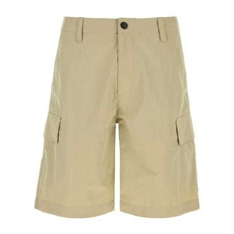 Burberry Casual Shorts, male, Beige, Size: XL Nylon Bermuda Shorts