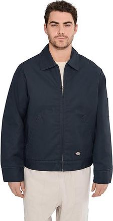 Dickies Insulated Twill Eisenhower Jacket Mens Coat Dark Navy : MD Regular, Cotton/Nylon/Polyester