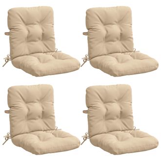 vidaXL Cojines Para Sillas De Respaldo Alto En 4 Piezas Vianen 4 Pcs Vidaxl